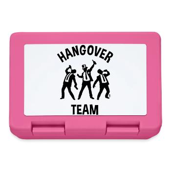 Hangover Team (JGA Junggesellenabschied Bier / B) - Brotdose - Pink - Vorne
