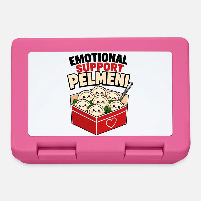 Emotional Support Pelmeni - Lunchbox - pink