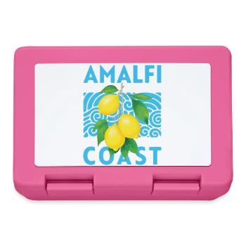 Sommer-Design Zitronen Amalfi Coast Italien  - Brotdose - Pink - Vorne