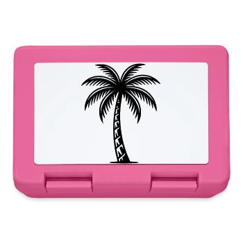 Palme - Brotdose - Pink - Vorne