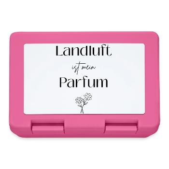 Landluft ist mein Parfum - Brotdose - Pink - Vorne