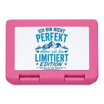 Nicht Perfekt, Aber Limitierte Edition - Brotdose - Pink - Vorne