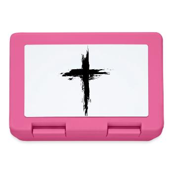 Christen Kreuz - Brotdose - Pink - Vorne