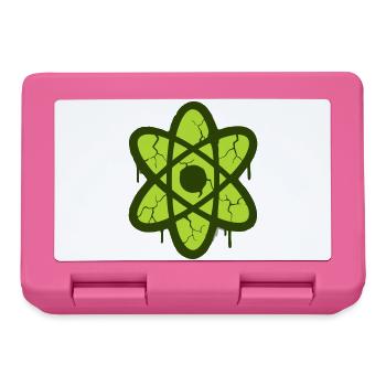 Atom Symbol Graffiti Logo - Lunchbox - pink - Front