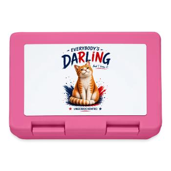 Everybody’s Darling  Charmante Katze mit Charakter - Brotdose - Pink - Vorne