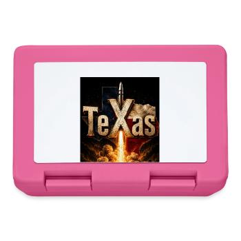 Lancement de fusée au Texas - Boîte à goûter - rose - Devant