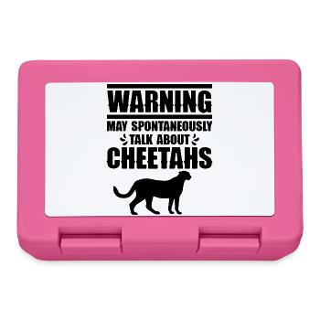 Cheetah Talk Humor - Brotdose - Pink - Vorne