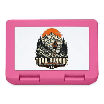 Trailrunning – Berge und Wege - Brotdose - Pink - Vorne