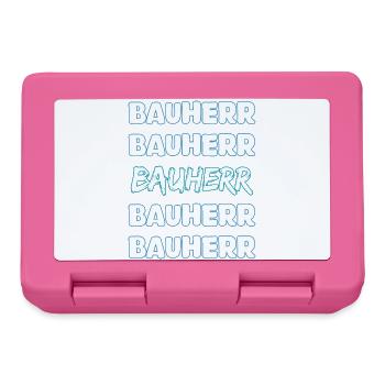 Bauherr - Brotdose - Pink - Vorne