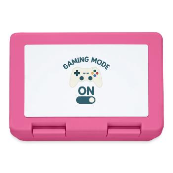 Gaming Mode On - jetzt wird gespielt - Brotdose - Pink - Vorne