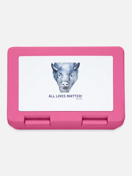 All lives matter! #govegan - Brotdose - Pink