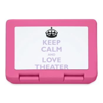 Keep Calm & Love Theater - Lunchbox - pink - Front