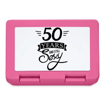 50 Jahre und immer noch sexy / 50 und sexy - Brotdose - Pink - Vorne
