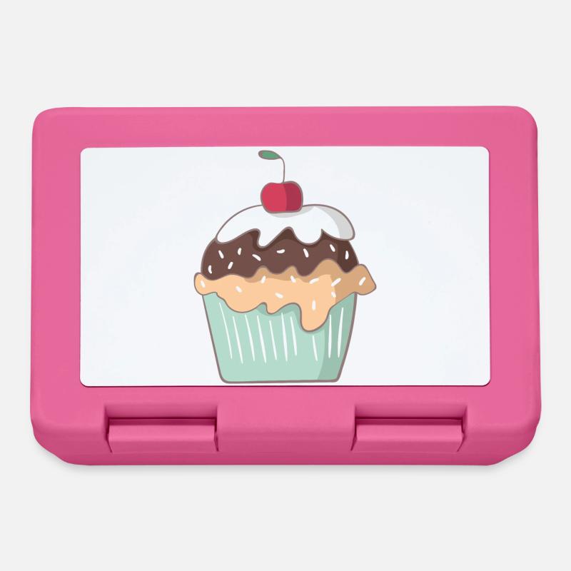 Cupcake - Brotdose - Pink