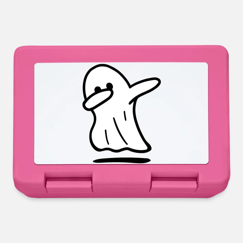 Ghost / Funny ghost / halloween / dabbing ghost - Lunchbox - pink