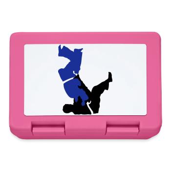 judo - Boîte à goûter - rose - Devant