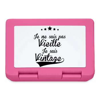 Vintage_FR_F - Boîte à goûter - rose - Devant
