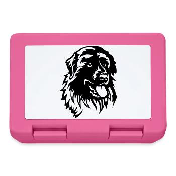Estrela Mountain Dog Head - Lunchbox - pink - Front
