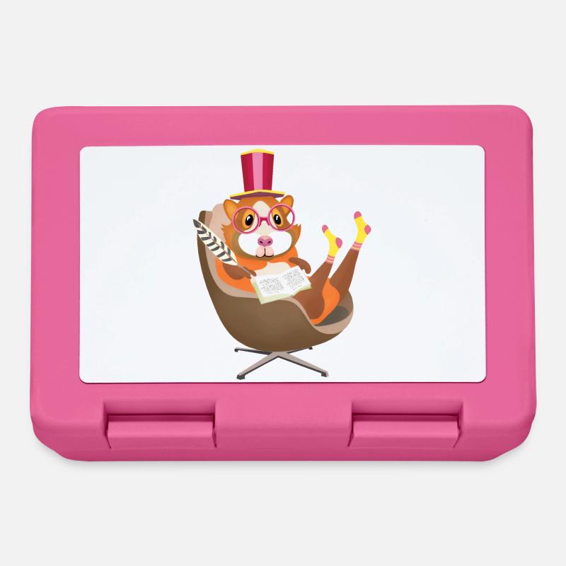 hamster writer - Lunchbox - pink