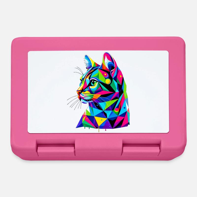 Katze - Brotdose - Pink