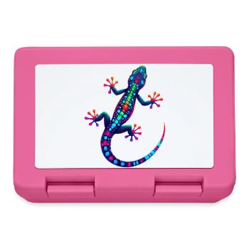 Gecko - Lunchbox - pink - Front