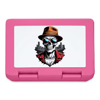 Cool Skull - Lunchbox - pink - Front