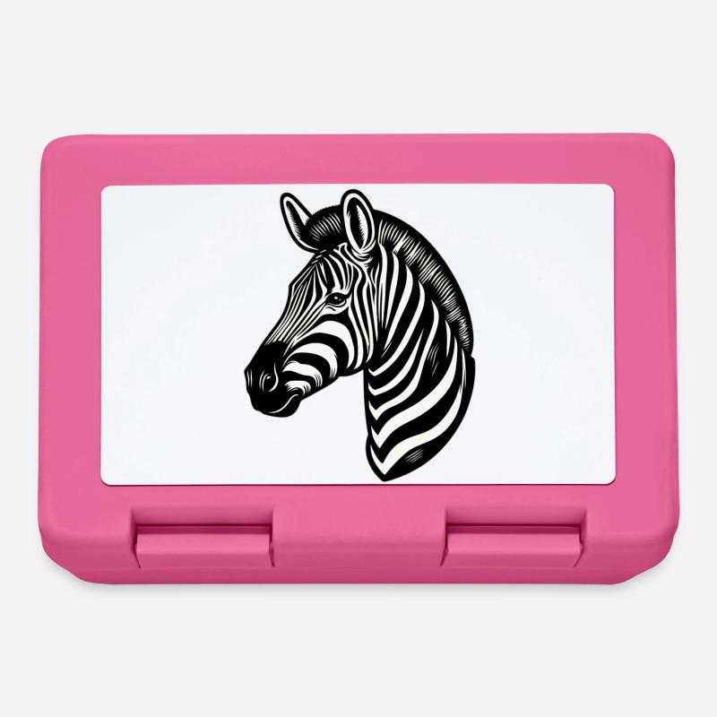 Zebra - Brotdose - Pink