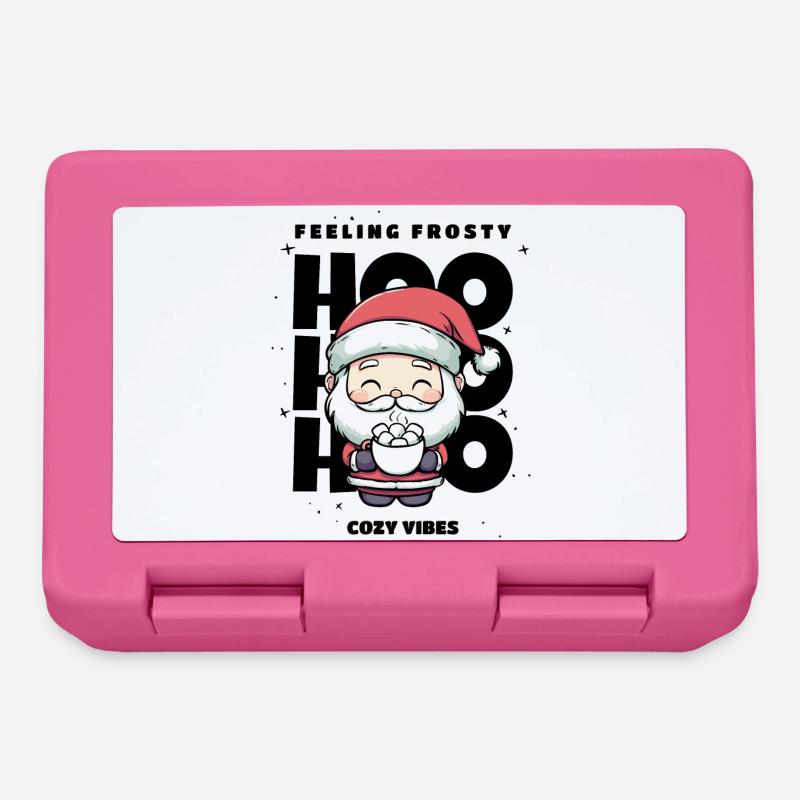 Weihnachten Pullover - Weihnachtsmann, Geschenk - Brotdose - Pink
