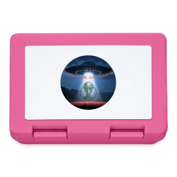 UFO Sie schauen zu. - Brotdose - Pink - Vorne