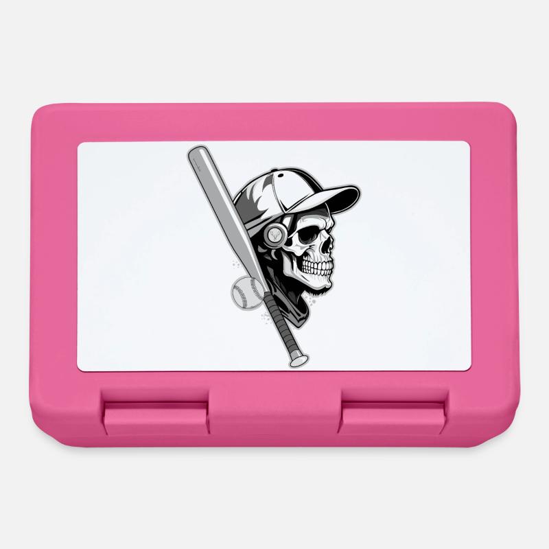 CRÂNE DE BASEBALL - Boîte à goûter - rose