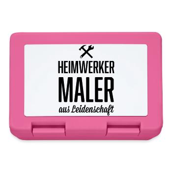 Heimwerker Maler - Brotdose - Pink - Vorne