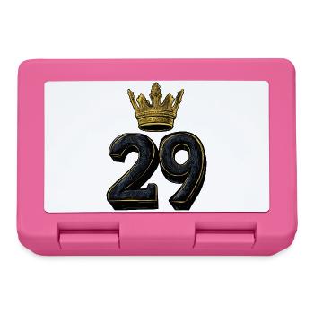 29 Number Krone - Lunchbox - pink - Front