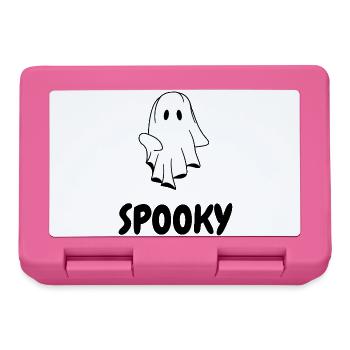 EFFRAYANT |  T-shirt d’Halloween avec fantôme - Boîte à goûter - rose - Devant