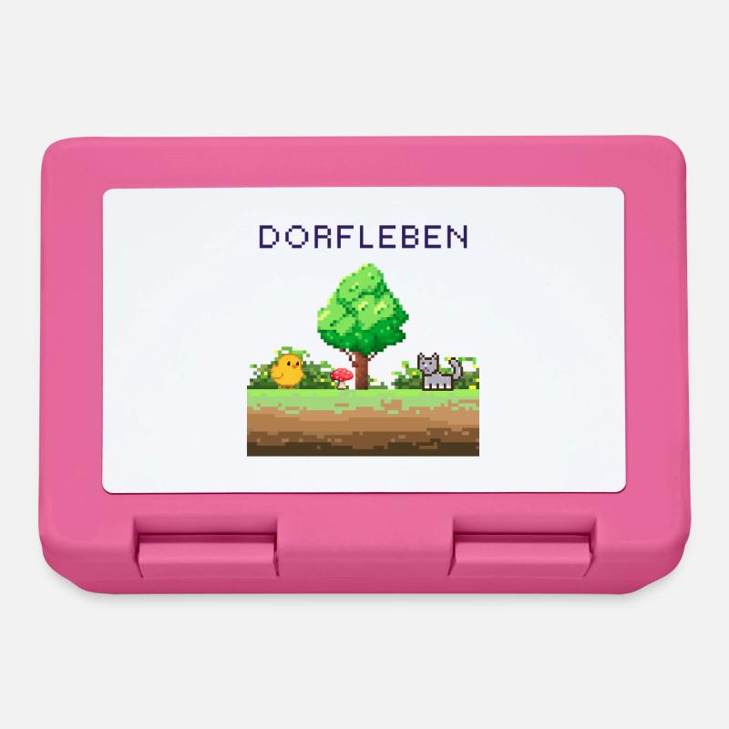 Dörflleben Pixelwelt - Boîte à goûter - rose
