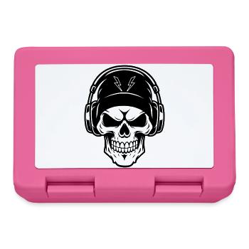 Skull Music - Lunchbox - pink - Front