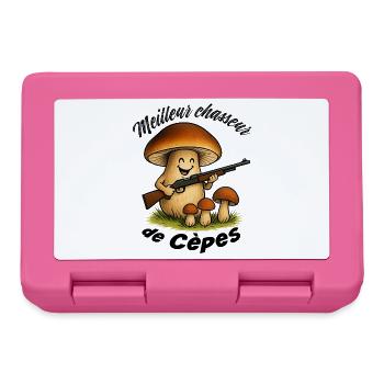 Best Porcini Hunters - Lunchbox - pink - Front