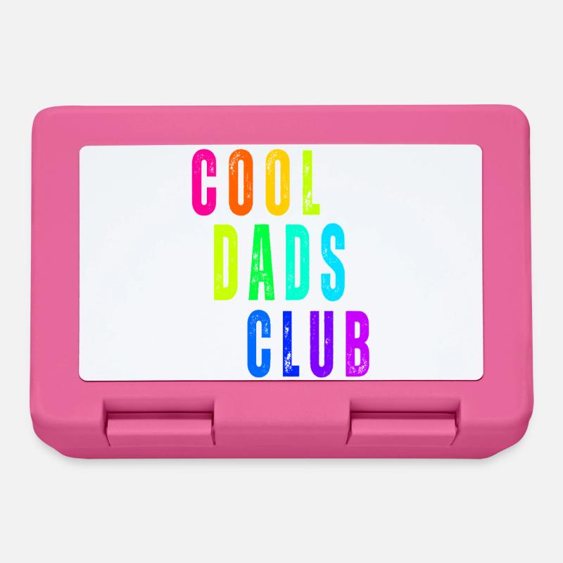 Dads Club Regenbogen Design - Brotdose - Pink