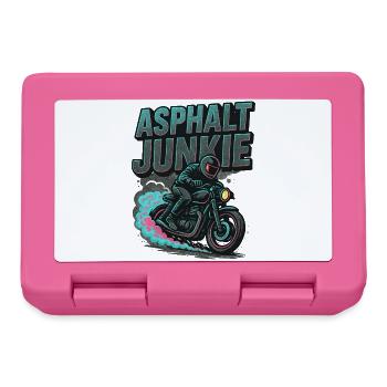 Asphalt Junkie - Motorcycle - Lunchbox - pink - Front