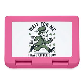 Leprechaun auf der Flucht - Brotdose - Pink - Vorne