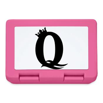 Q-Queen – Majestic Party & Girl Design - Lunchbox - pink - Front