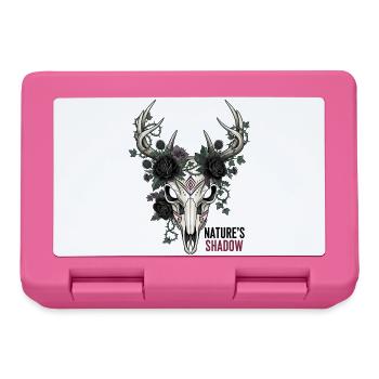 Art vectoriel gothique de cerf de l’enfant de la nature - Boîte à goûter - rose - Devant