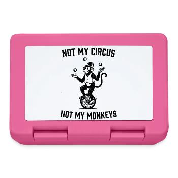 Not my circus, not my monkeys - Lunchbox - pink - Front