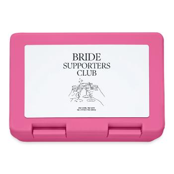 Bride Supporters Club - Bachelor Party Shirt - Lunchbox - pink - Front