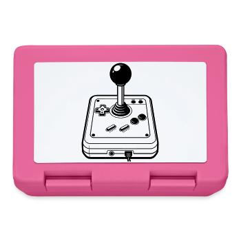 Retro joystick - Lunchbox - pink - Front