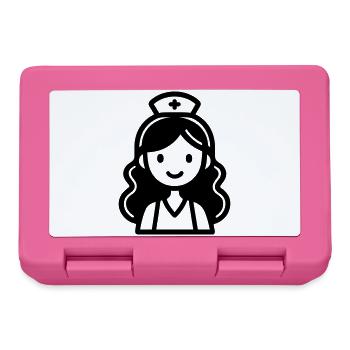 Krankenschwester - Brotdose - Pink - Vorne