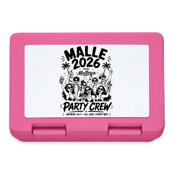 MALLE 2026 Party Crew 24/7 All Day, Every Day - Brotdose - Pink - Vorne