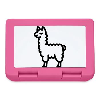 lama - Lunchbox - pink - Front