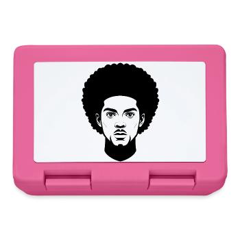 Afro man - Lunchbox - pink - Front