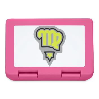 Zodiac Tribal Virgo and Earth - Lunchbox - pink - Front