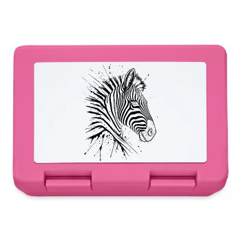 Zebra - Brotdose - Pink - Vorne